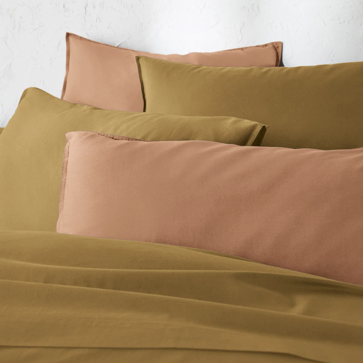 Scenario Plain 100% Washed Cotton Duvet Cover – image 4