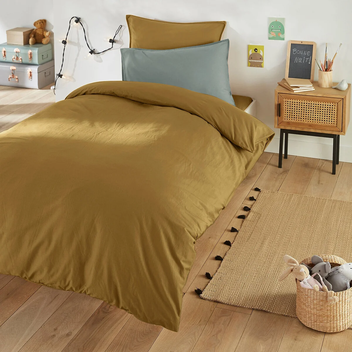 Scenario 100% Washed Cotton Duvet Cover – image 2