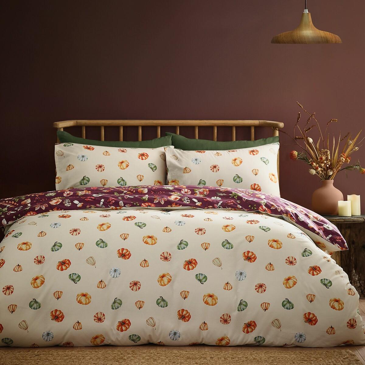 Autumn Pumpkins Reversible Duvet Cover Set – image 3