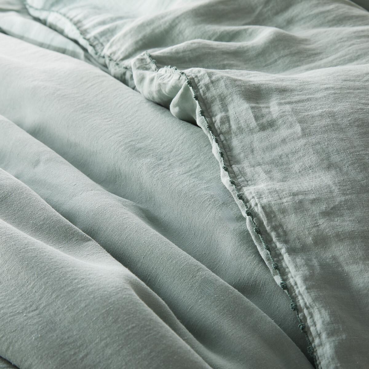Leone 100% Washed Linen Duvet Cover – image 4