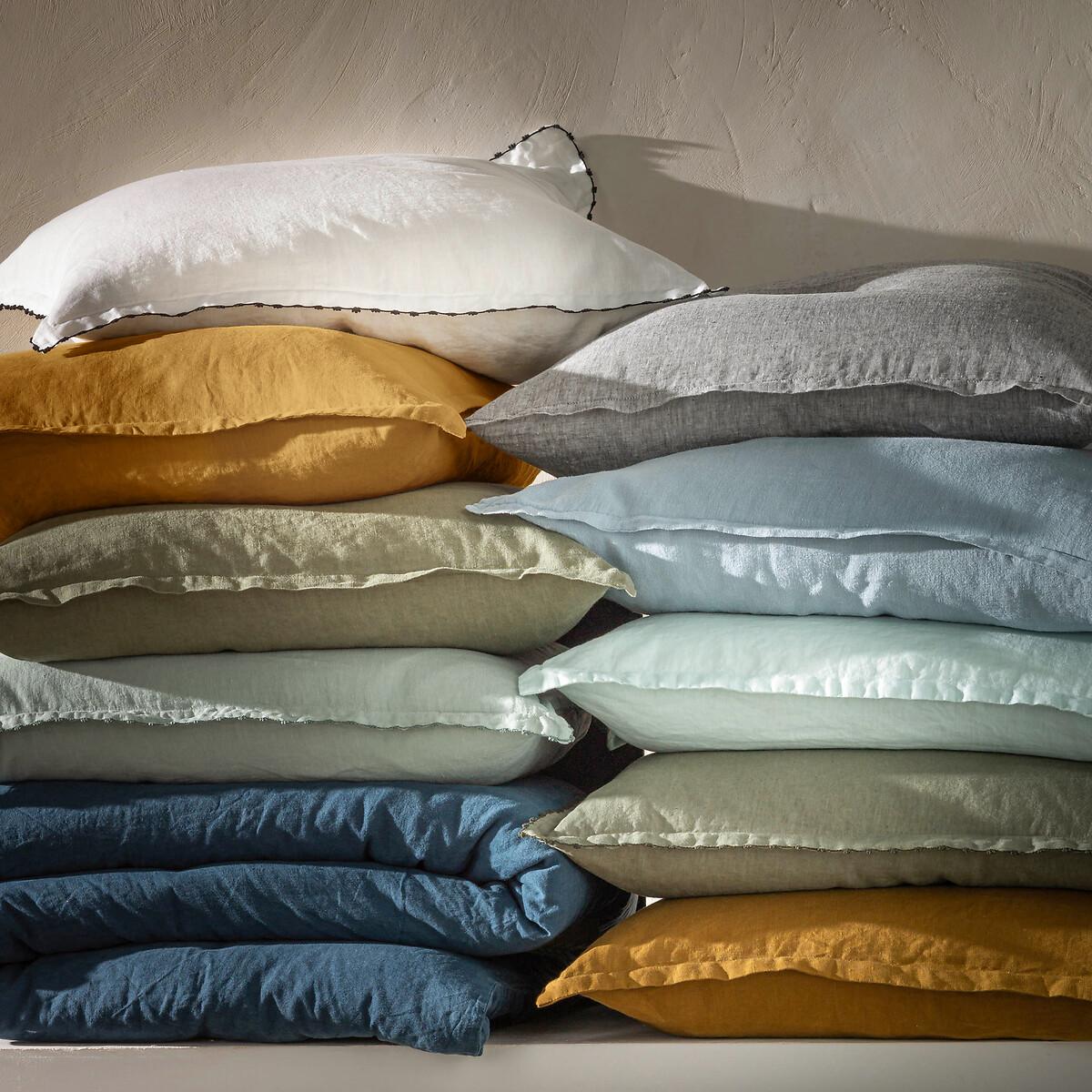 Leone 100% Washed Linen Duvet Cover – image 8