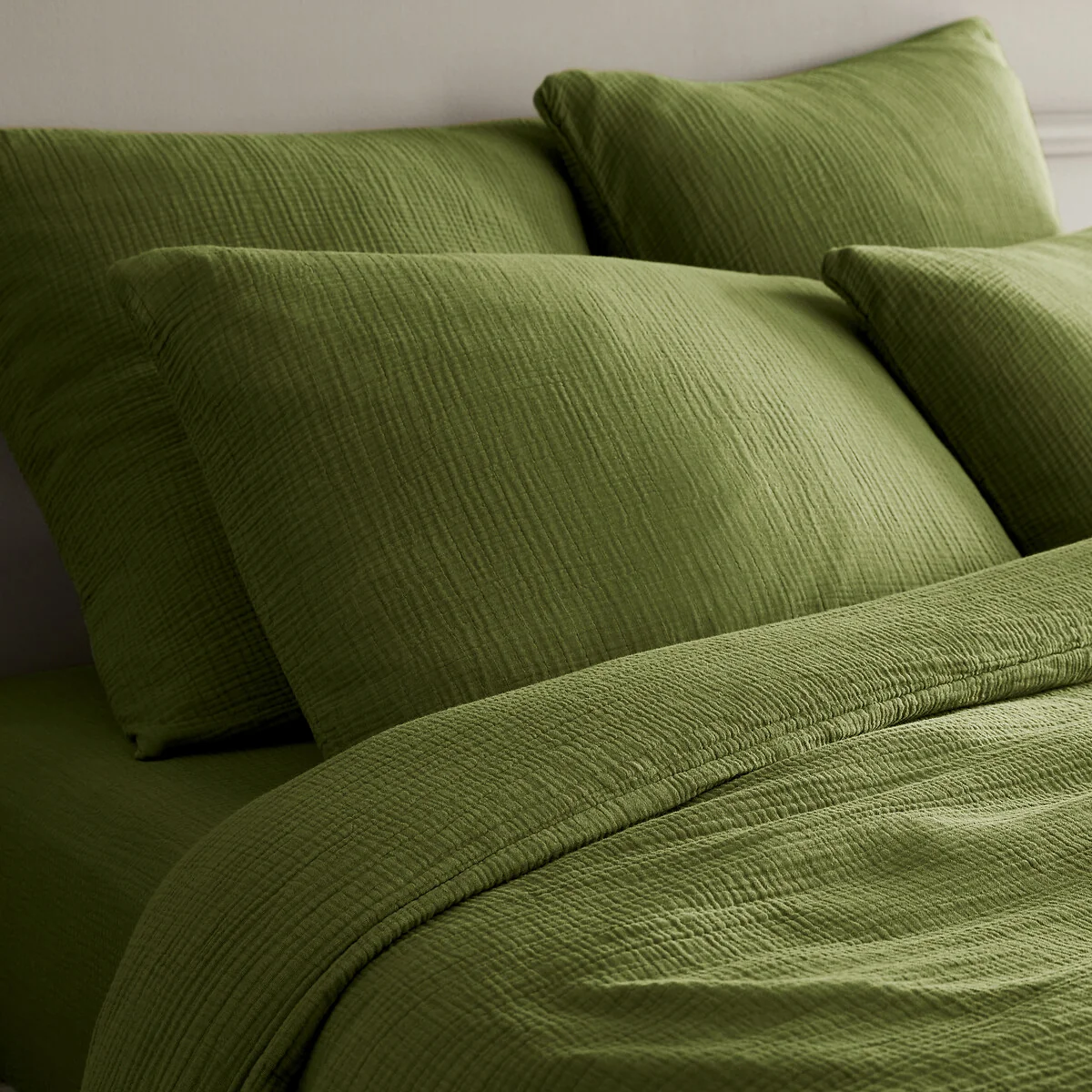 Yafa 100% Organic Cotton Muslin 200 Thread Count Duvet Cover – image 4
