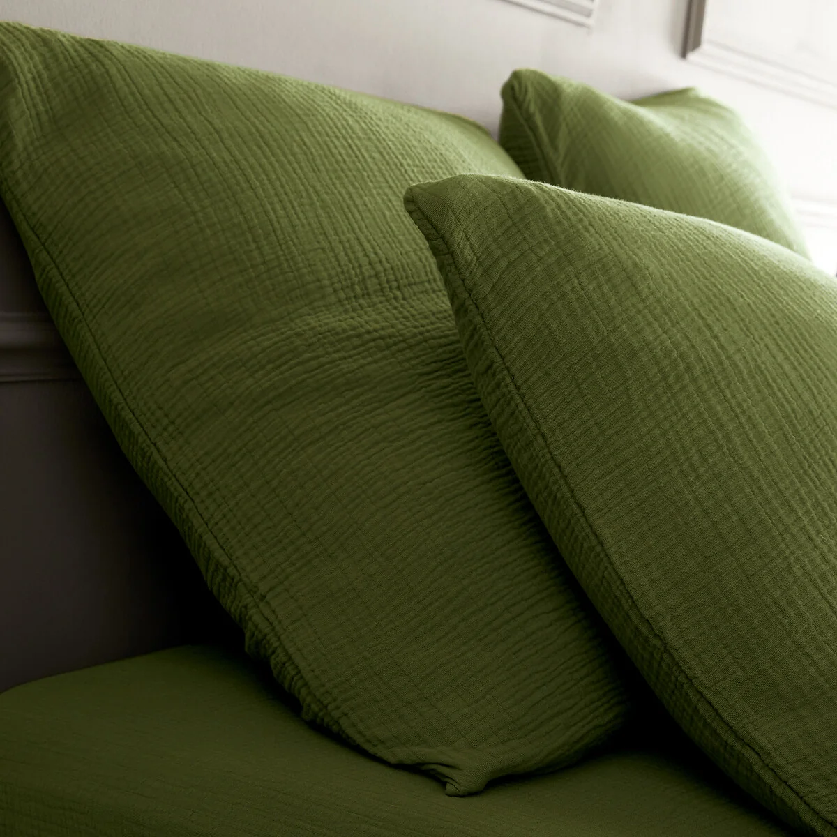 Yafa 100% Organic Cotton Muslin 200 Thread Count Duvet Cover – image 5