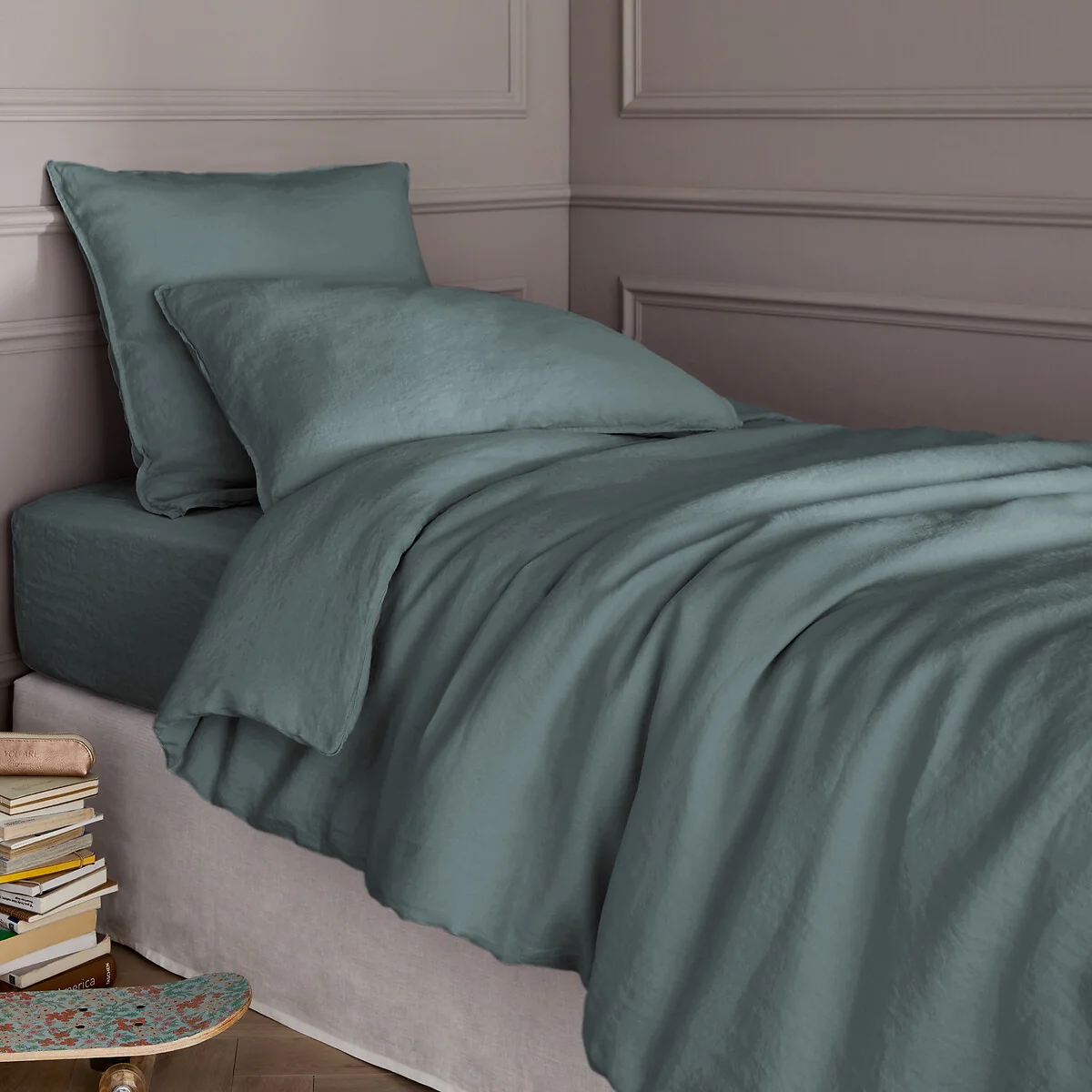 Elina 100% Washed Linen Duvet Cover – image 2