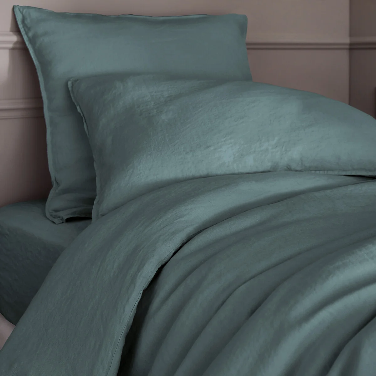 Elina 100% Washed Linen Duvet Cover – image 3
