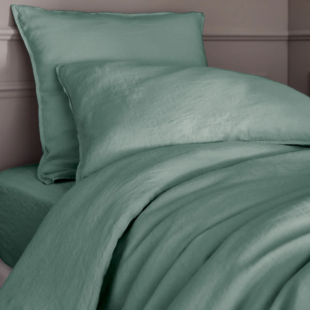 Elina 100% Washed Linen Duvet Cover – image 2