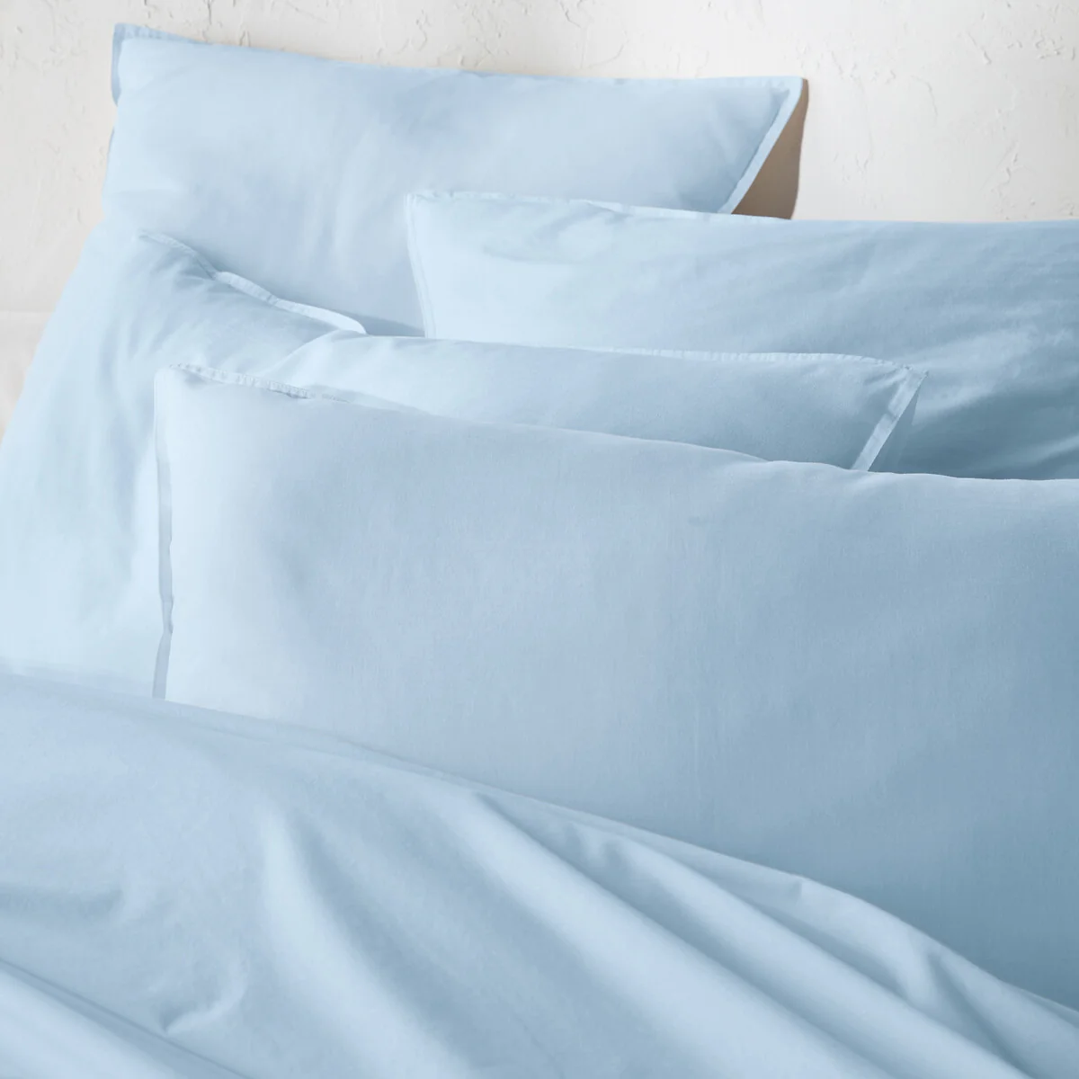 Scenario Plain 100% Washed Cotton Duvet Cover – image 3