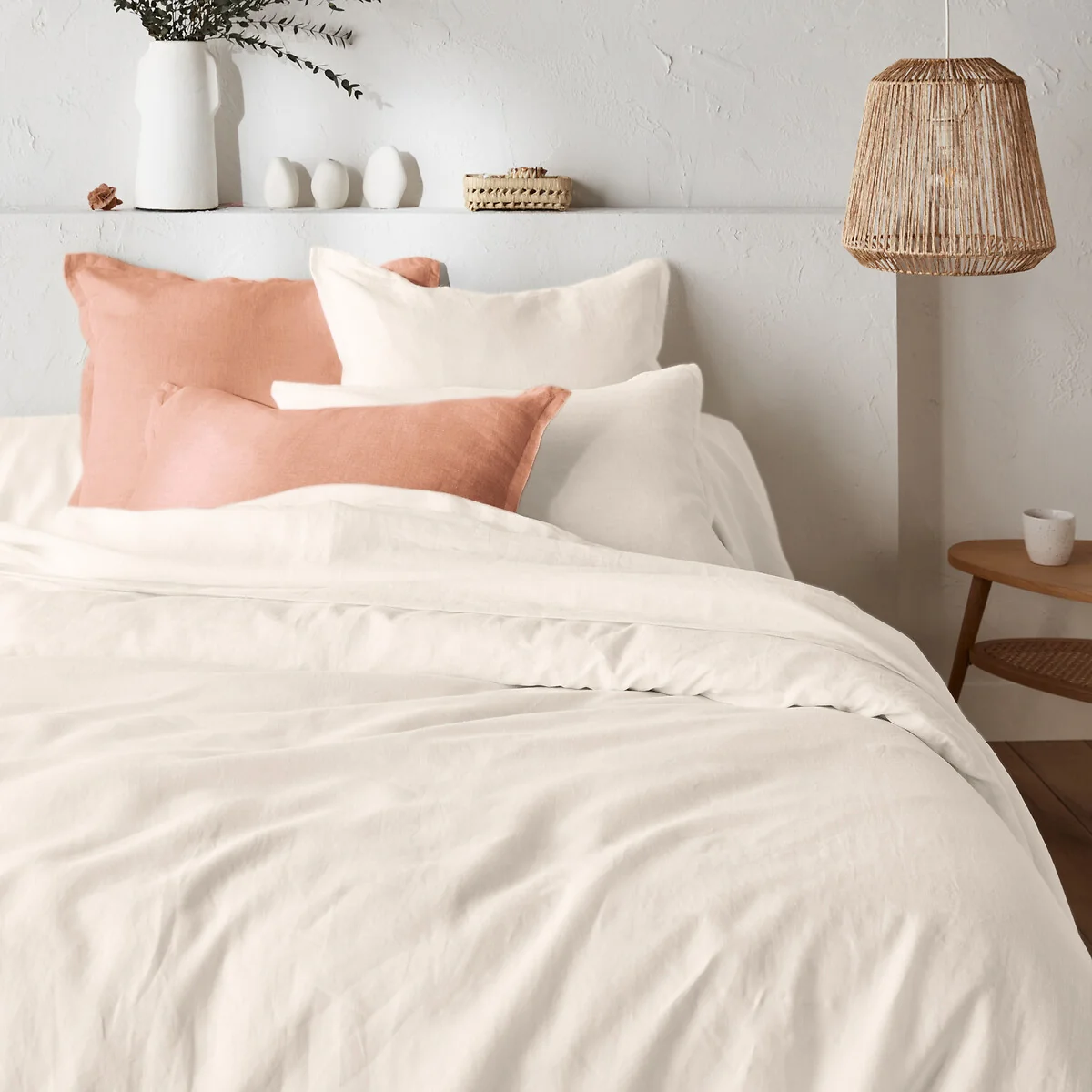 Linot Plain 100% Washed Linen Duvet Cover – image 2