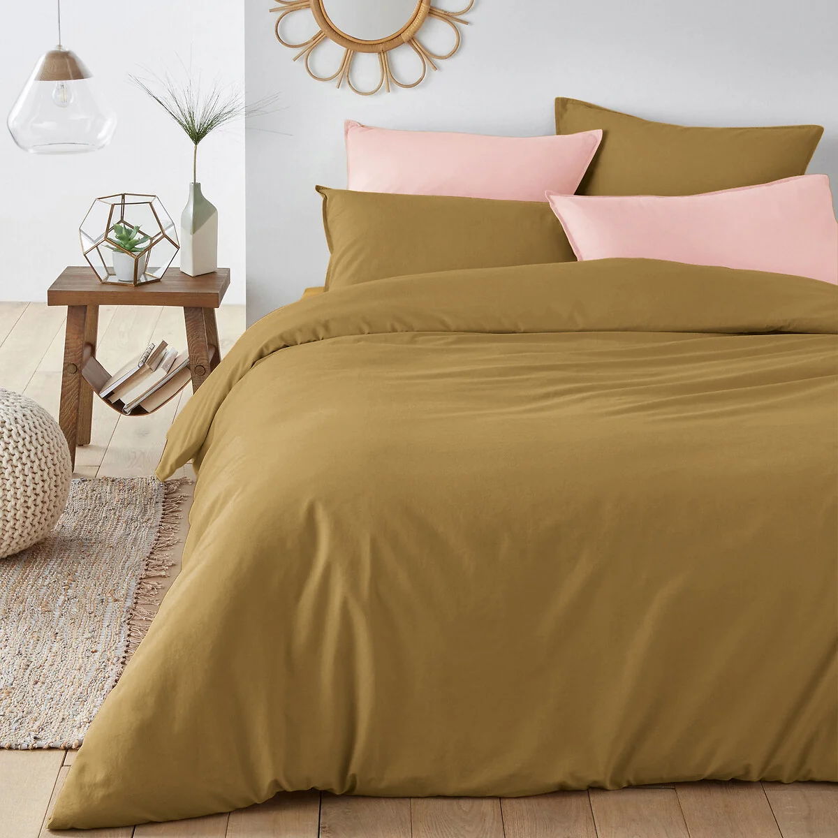 Scenario Plain 100% Washed Cotton Duvet Cover – image 2