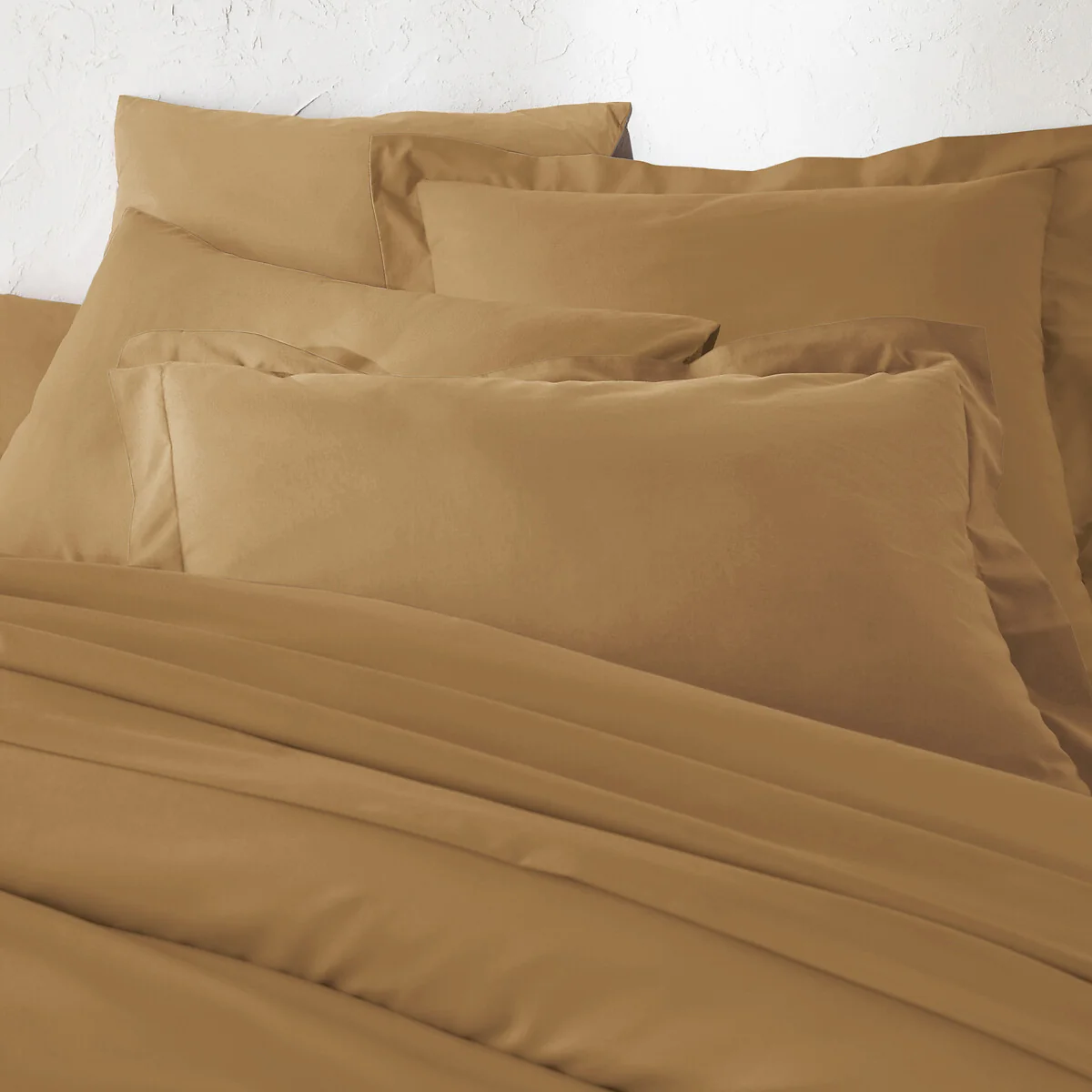 Scénario Plain 100% Cotton Zipped Duvet Cover – image 2