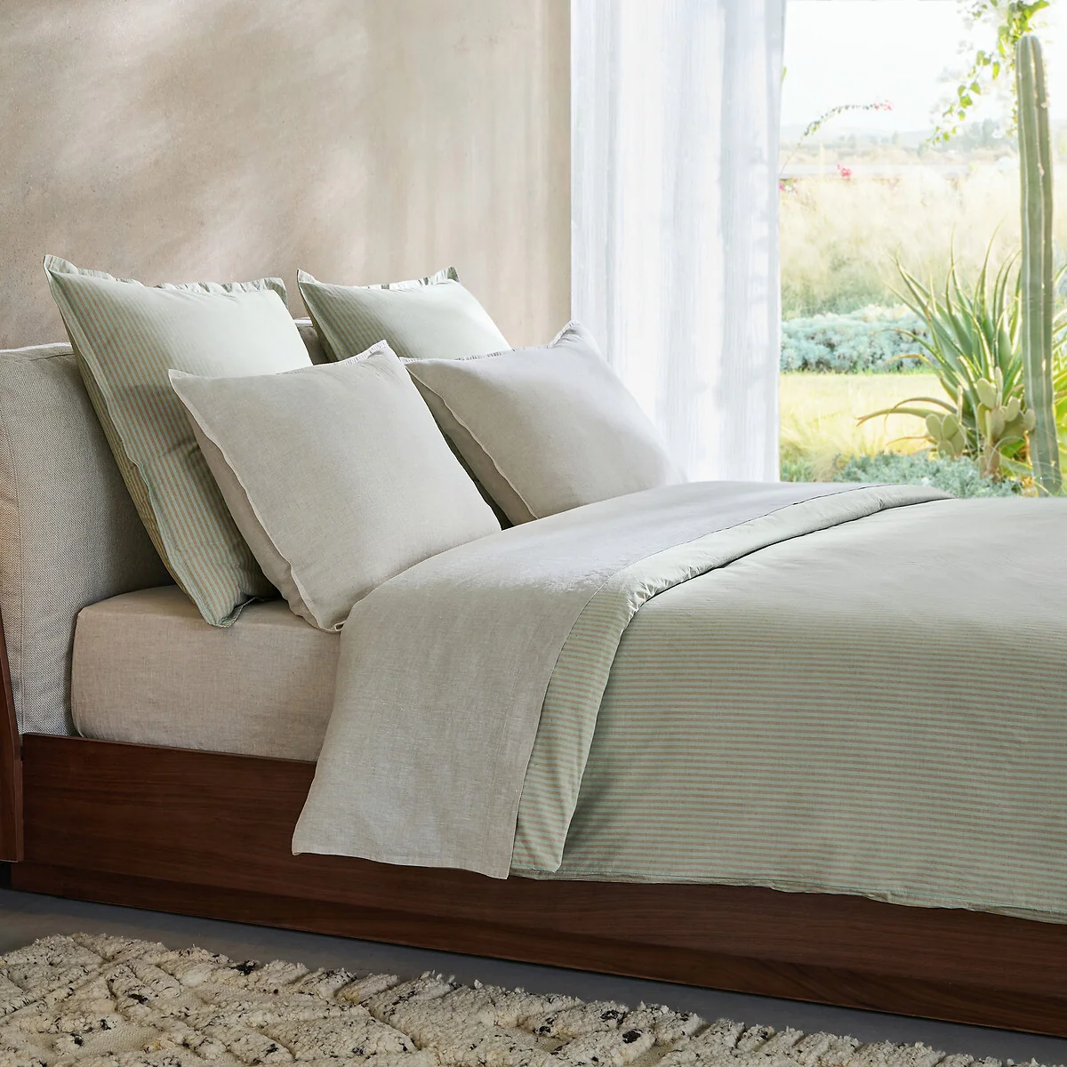 Valli Washed Percale Duvet Cover – image 2