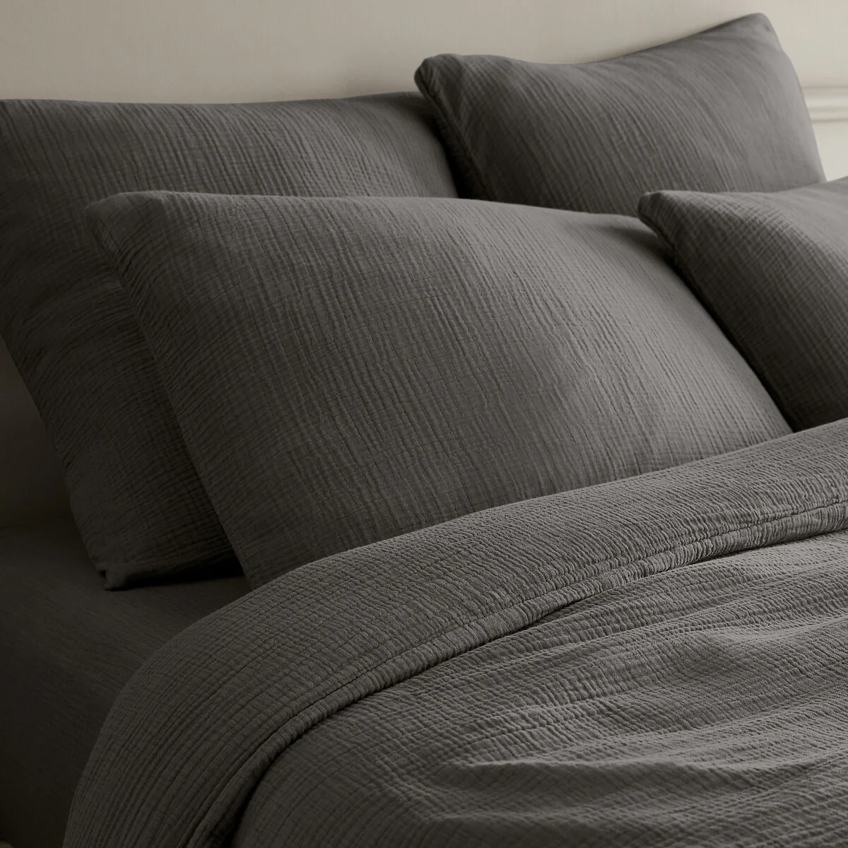Yafa Organic Cotton Muslin Duvet Cover – image 3