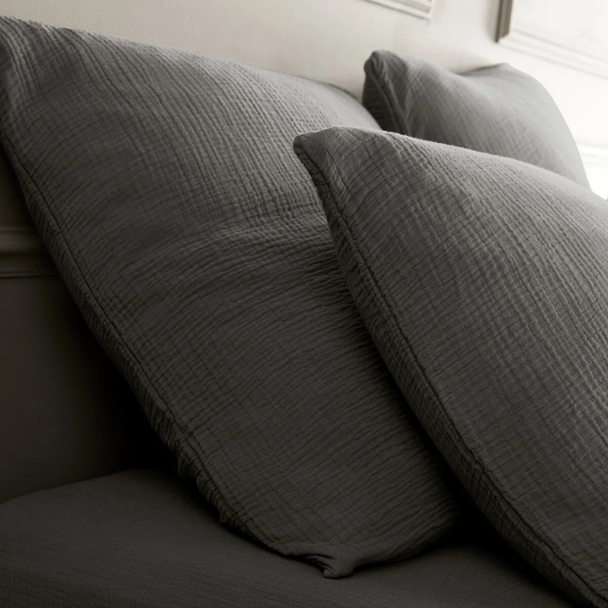 Yafa Organic Cotton Muslin Duvet Cover – image 4
