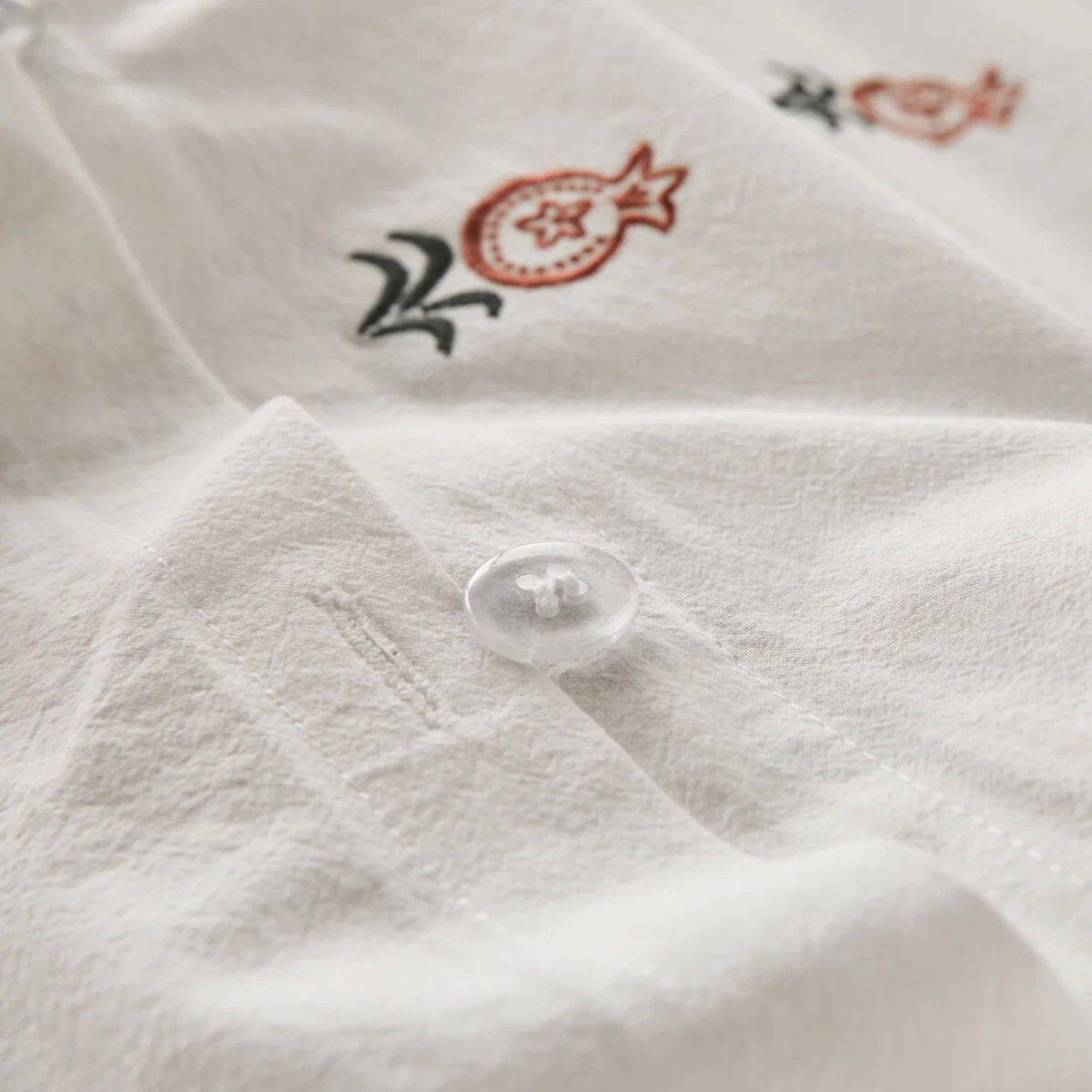 Anda Embroidered Cotton Vintage Duvet Cover – image 6