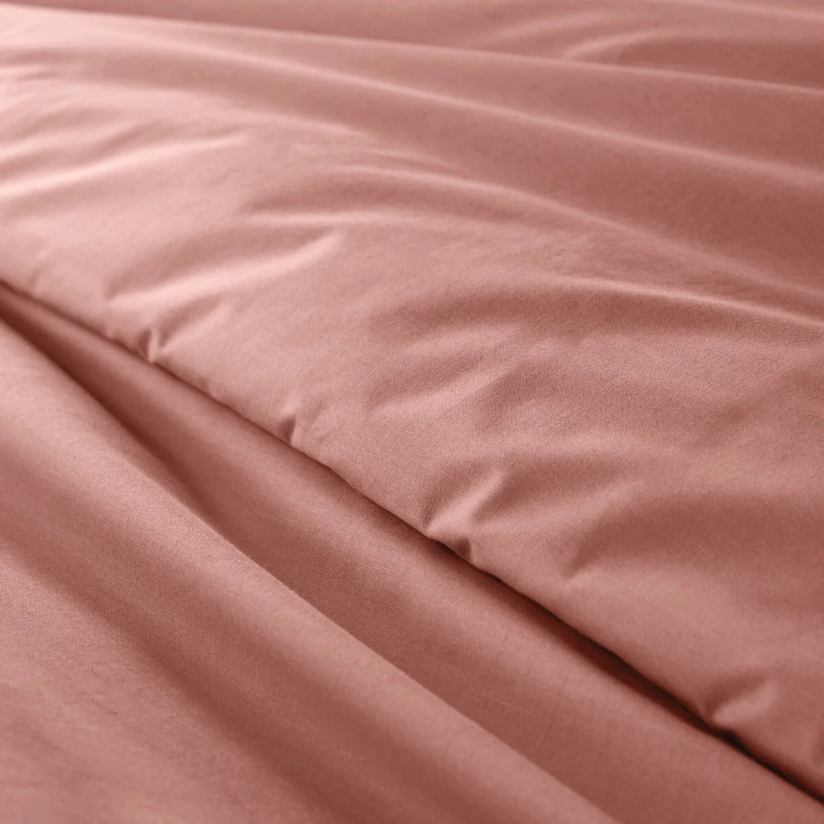 Plain 100% Organic Cotton Percale 200 Thread Count Duvet Cover – image 5