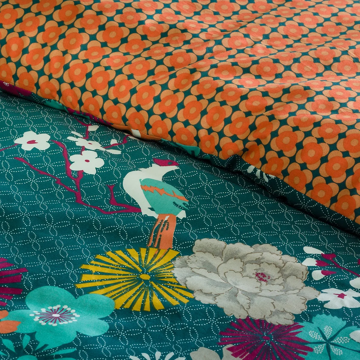 Miss China Floral Cotton Duvet Cover – image 2