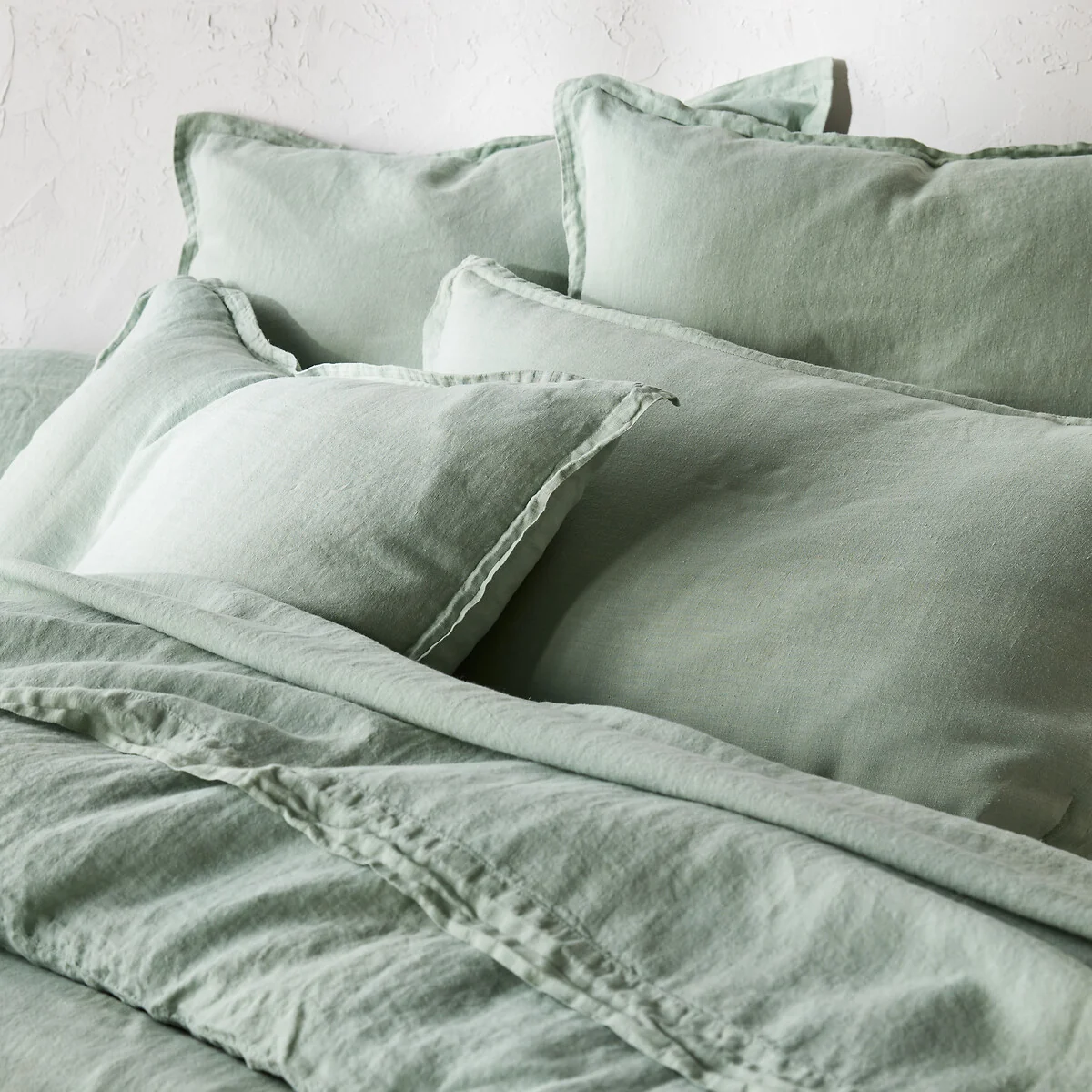 Linot Plain 100% Washed Linen Duvet Cover – image 2