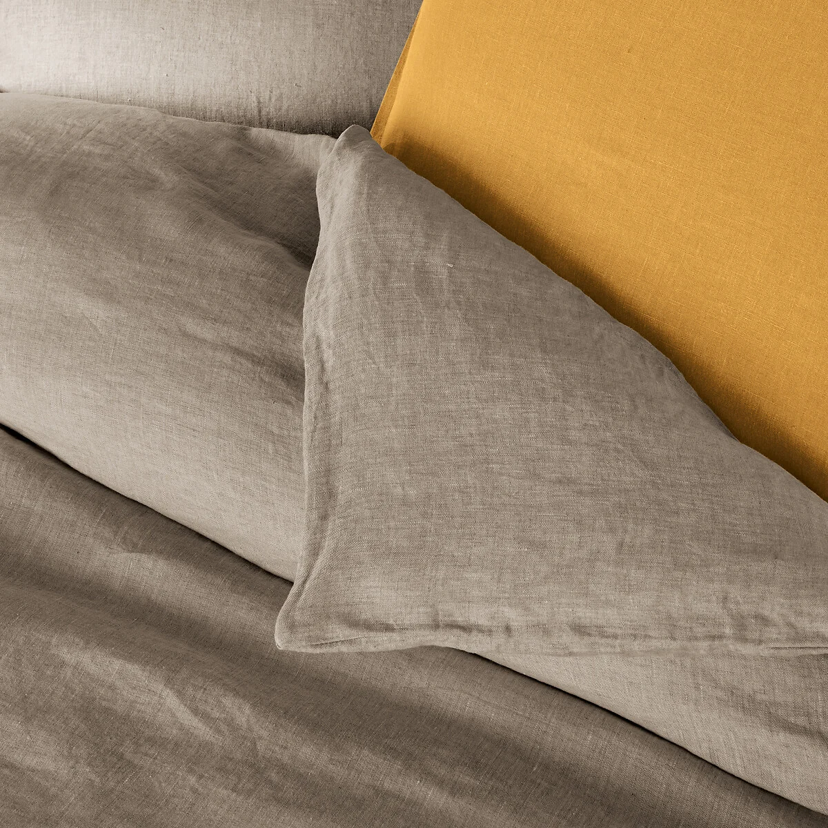 Linot Plain 100% Washed Linen Duvet Cover – image 2