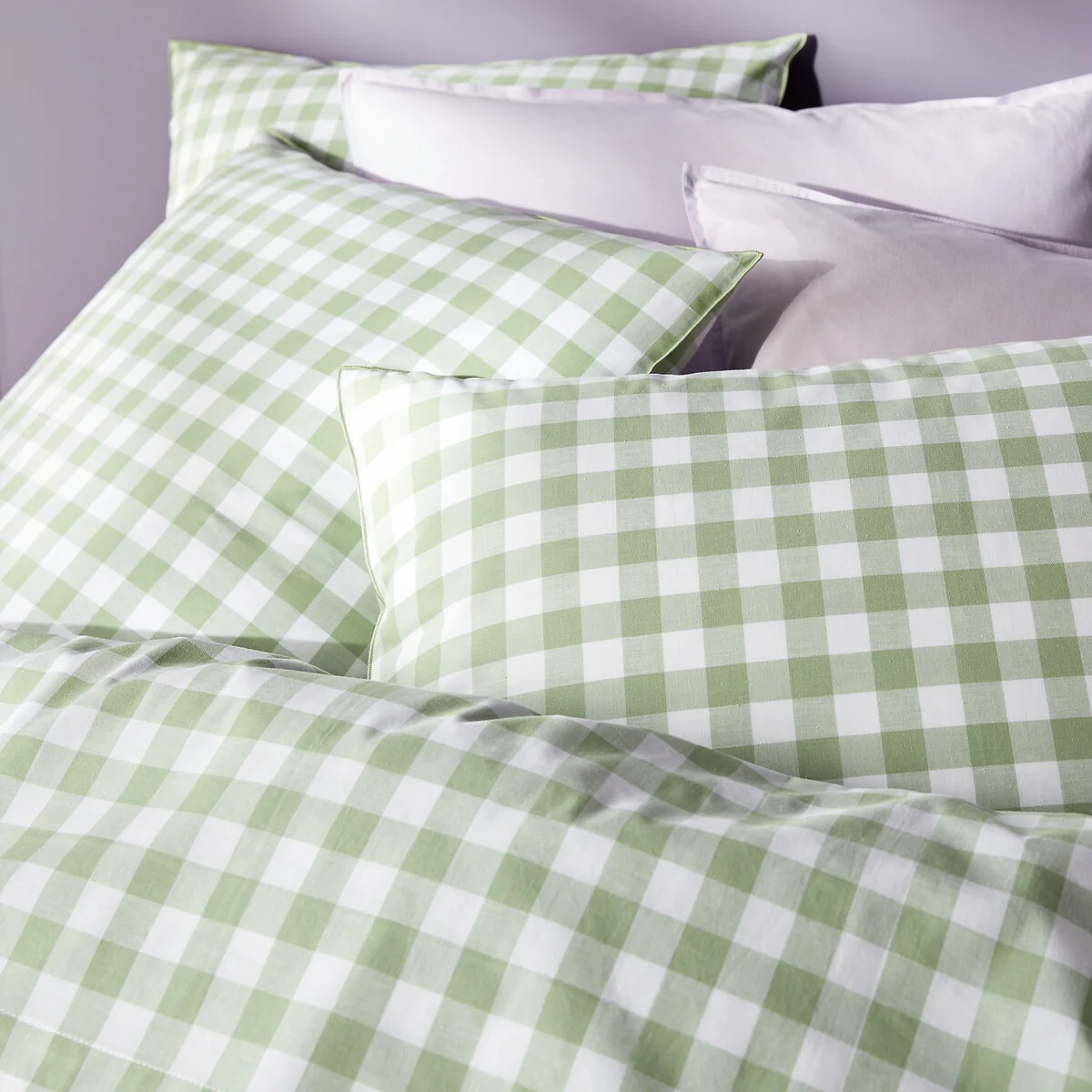 Veldi Green Cotton Duvet Cover – image 2