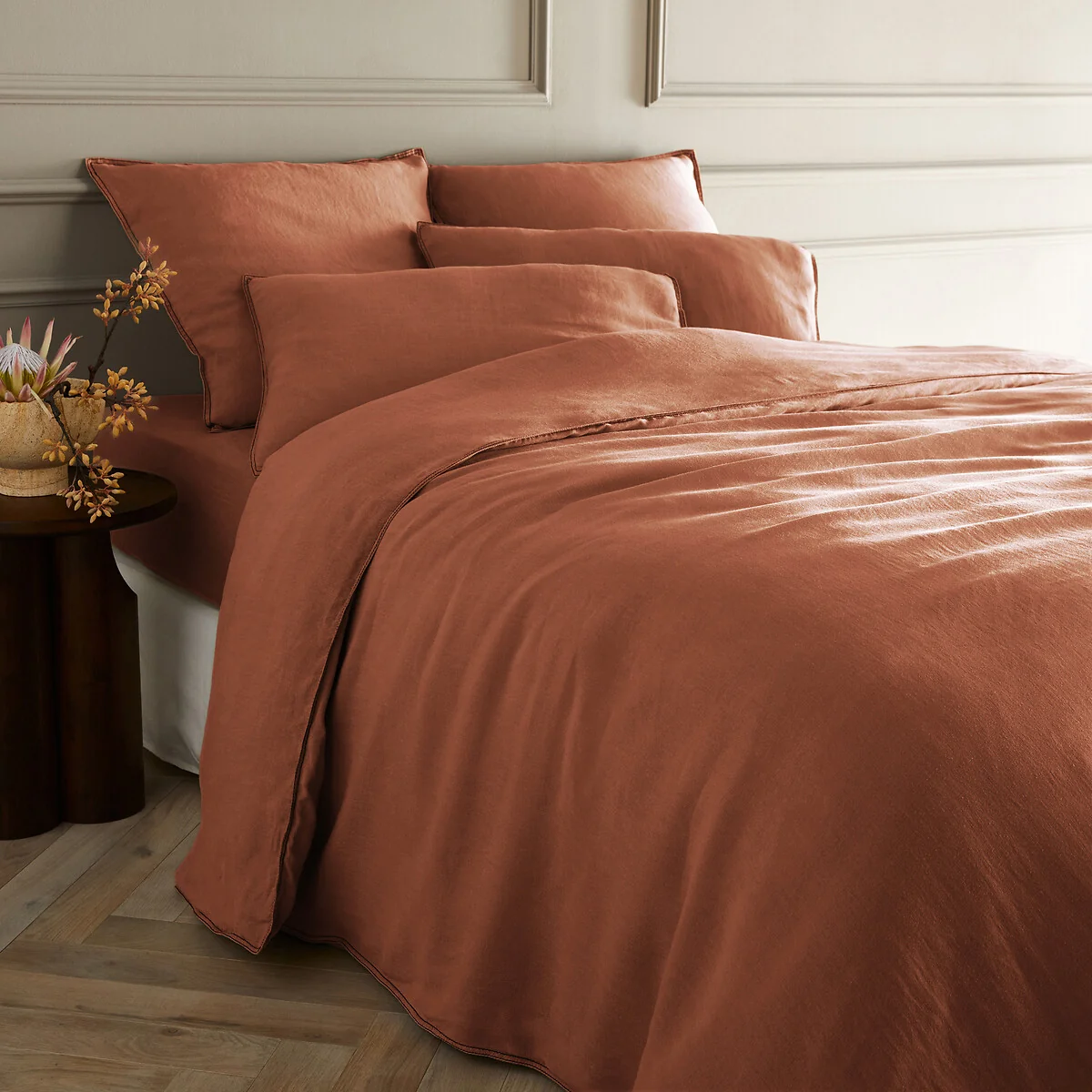 Helm Washed Hemp Duvet Cover – image 1