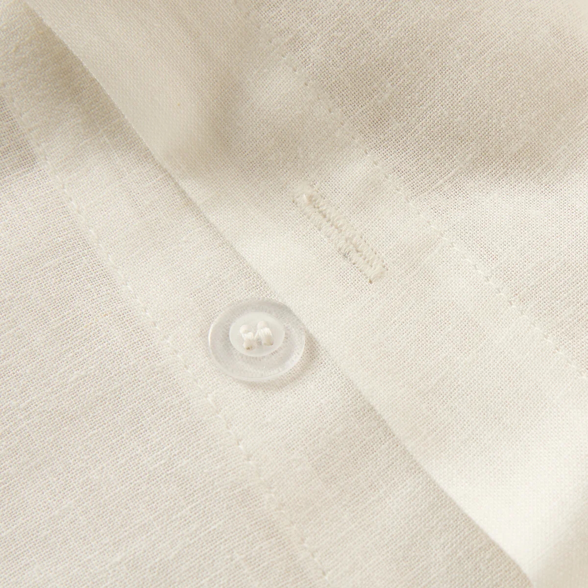Ravenel Embroidered Palm Cotton & Washed Linen Duvet Cover – image 7