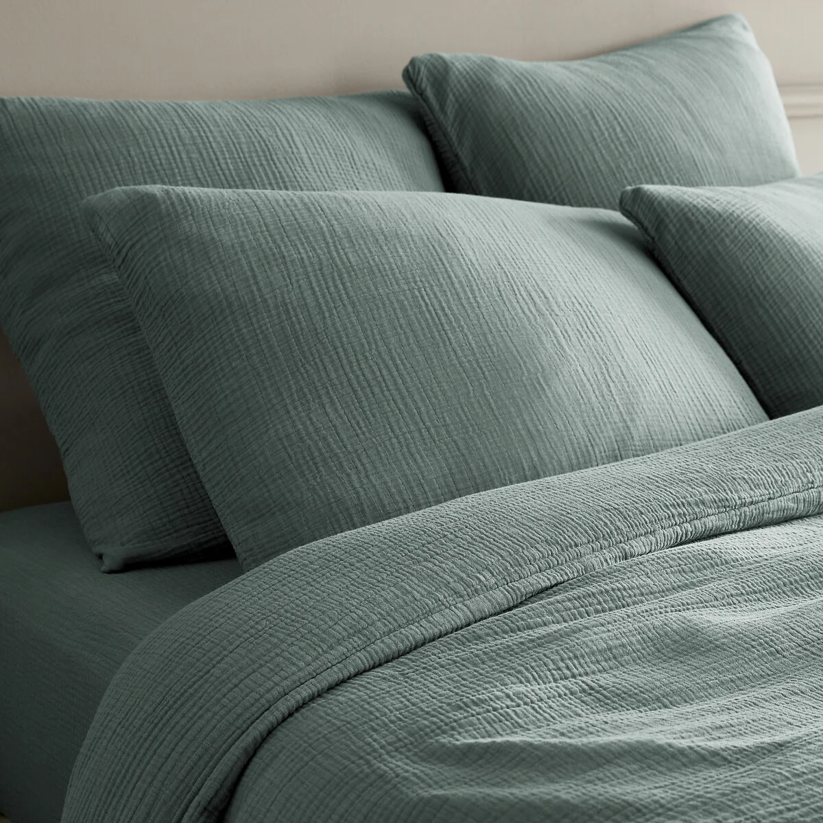 Yafa 100% Organic Cotton Muslin 200 Thread Count Duvet Cover – image 5