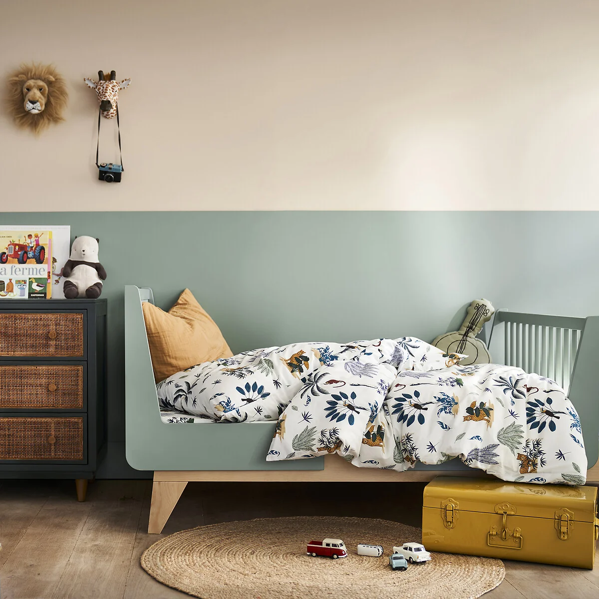 Little Jungle 100% Organic Cotton Duvet Cover – image 3