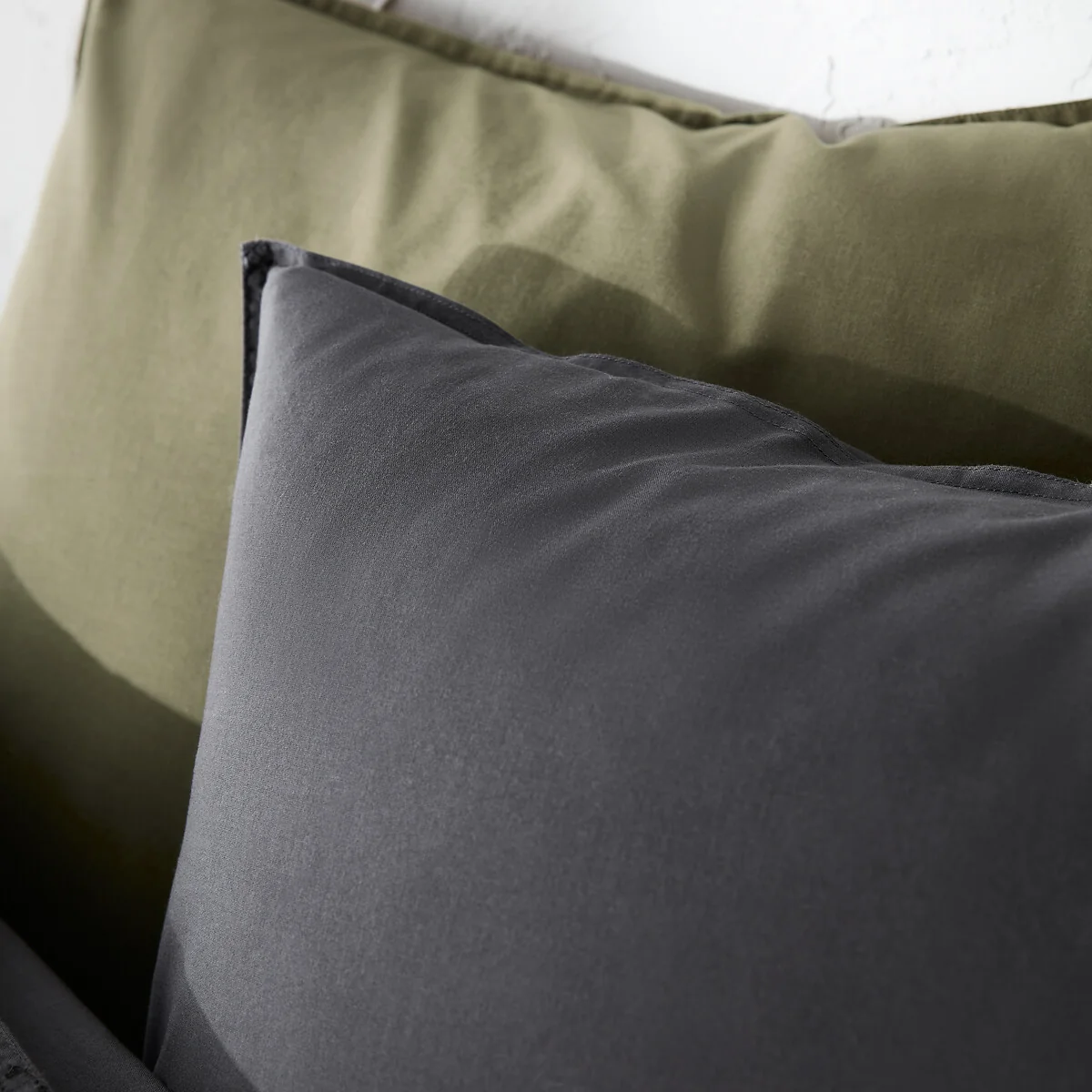 Scenario Plain 100% Washed Cotton Duvet Cover – image 3