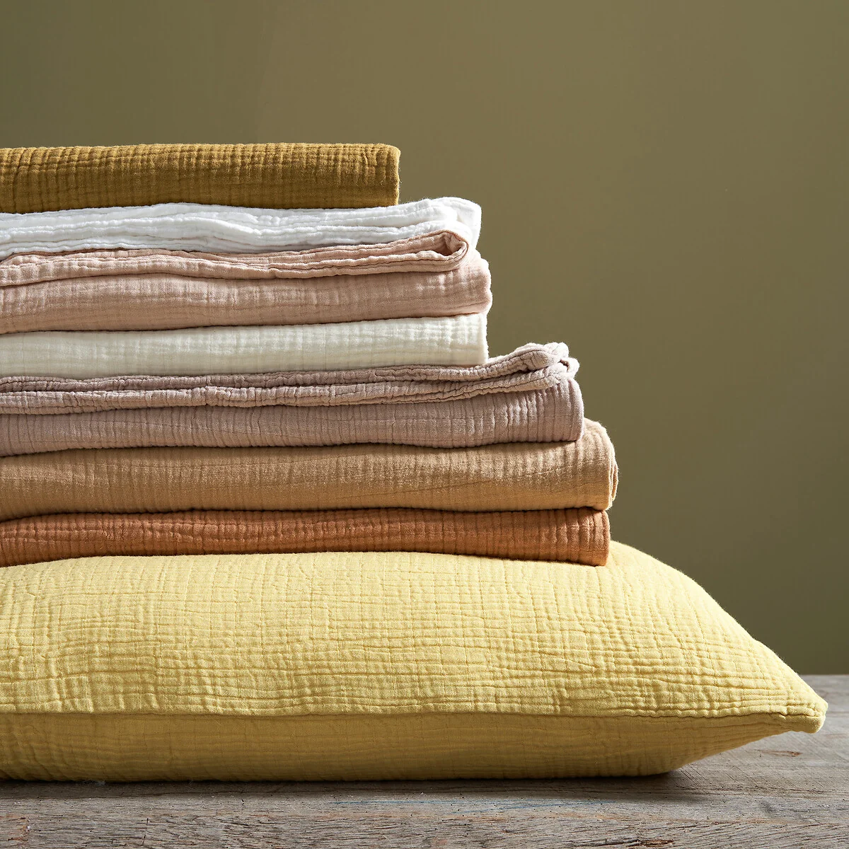 Yafa 100% Organic Cotton Muslin 200 Thread Count Duvet Cover – image 7