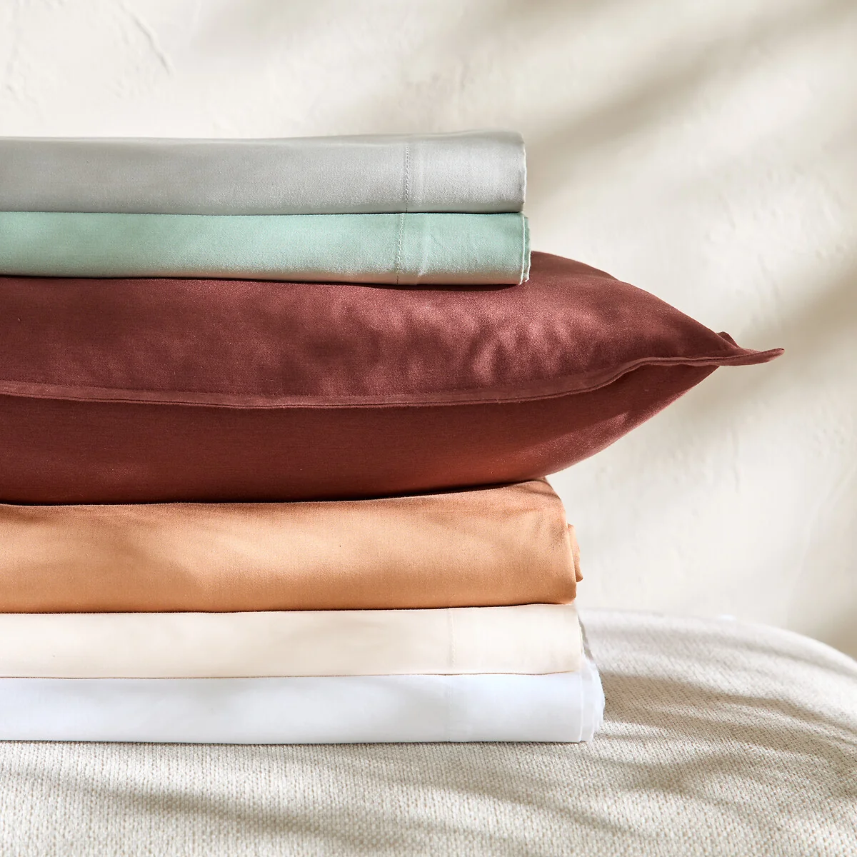 Saria Washed Cotton Sateen Duvet Cover – image 6