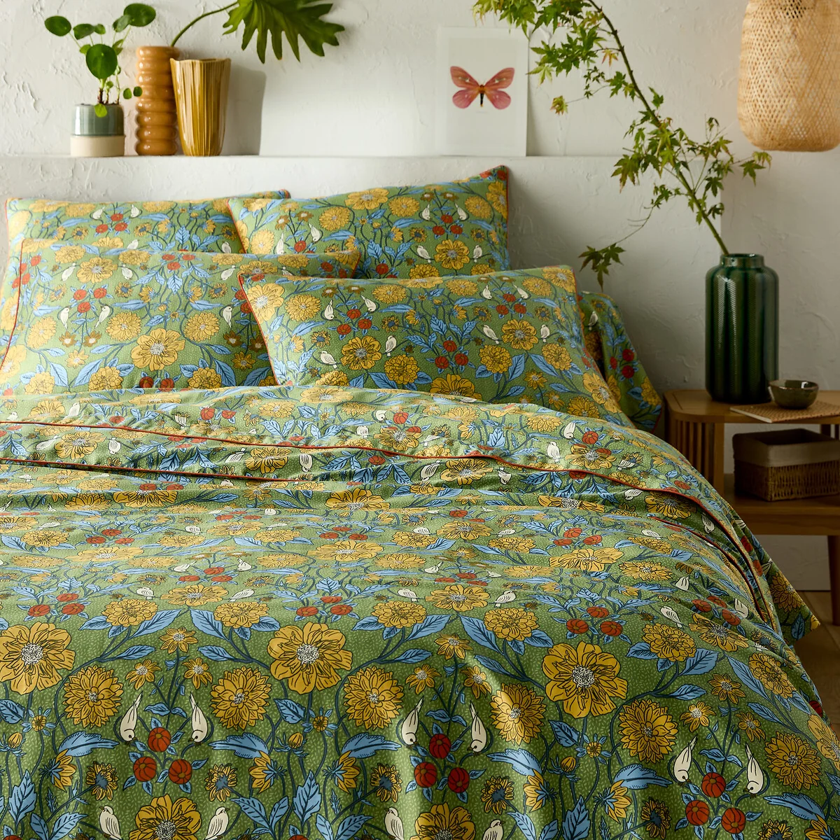 Johanna Cotton Satin Duvet Cover – image 1