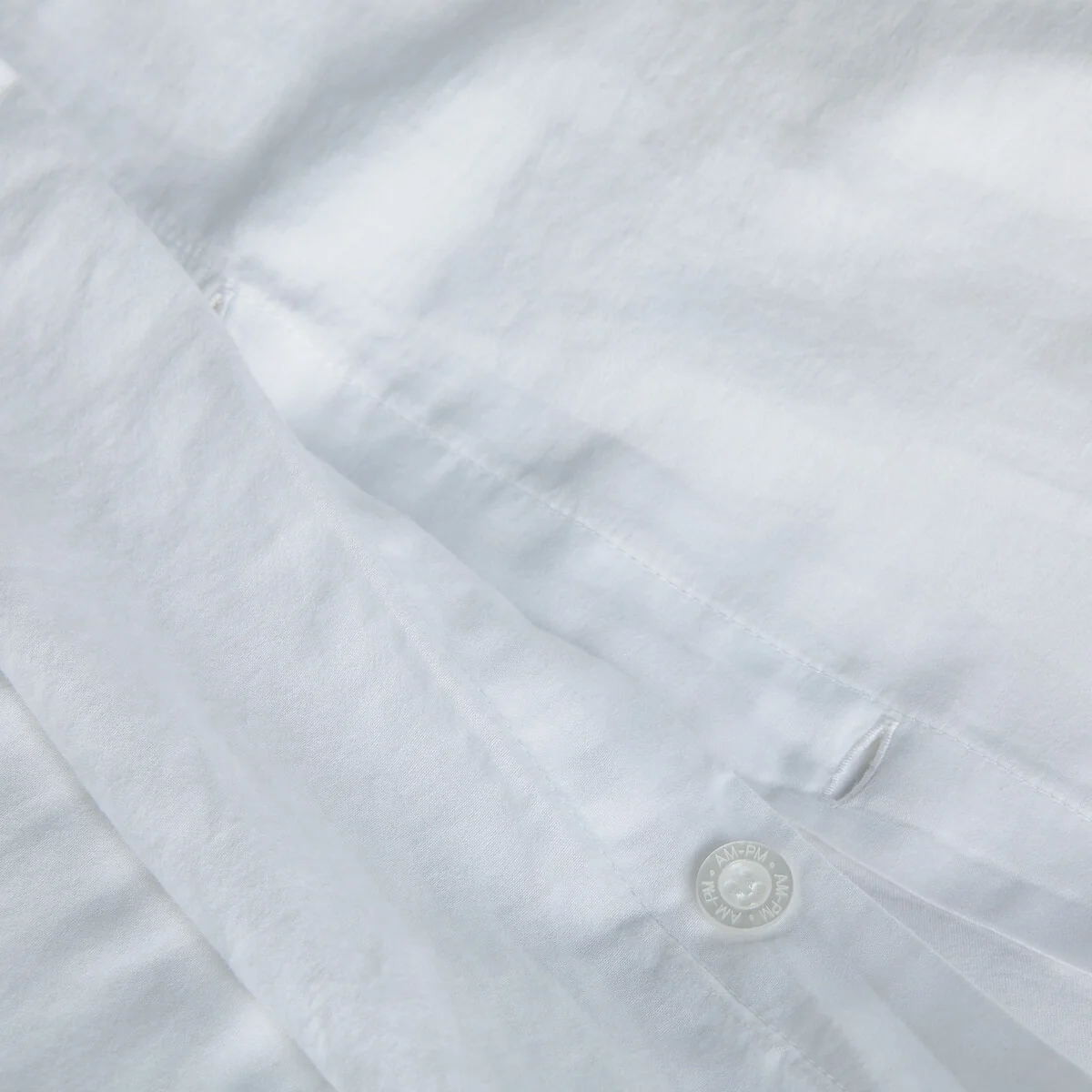 Satina Plain Organic Cotton Satin Lyocell 250 Thread Count Duvet Cover – image 4