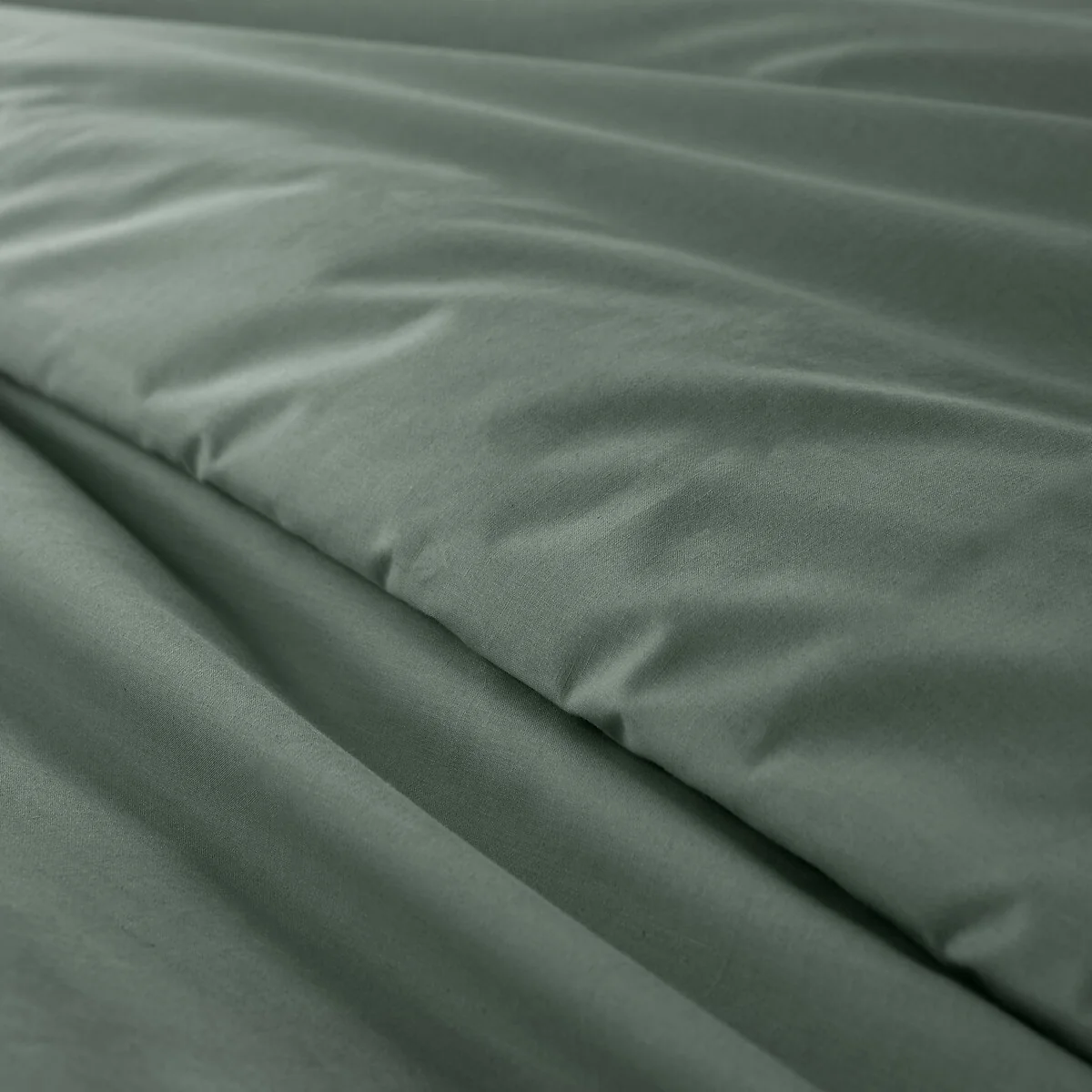 Scenario Plain 100% Organic Cotton Percale 200 Thread Count Duvet Cover – image 5
