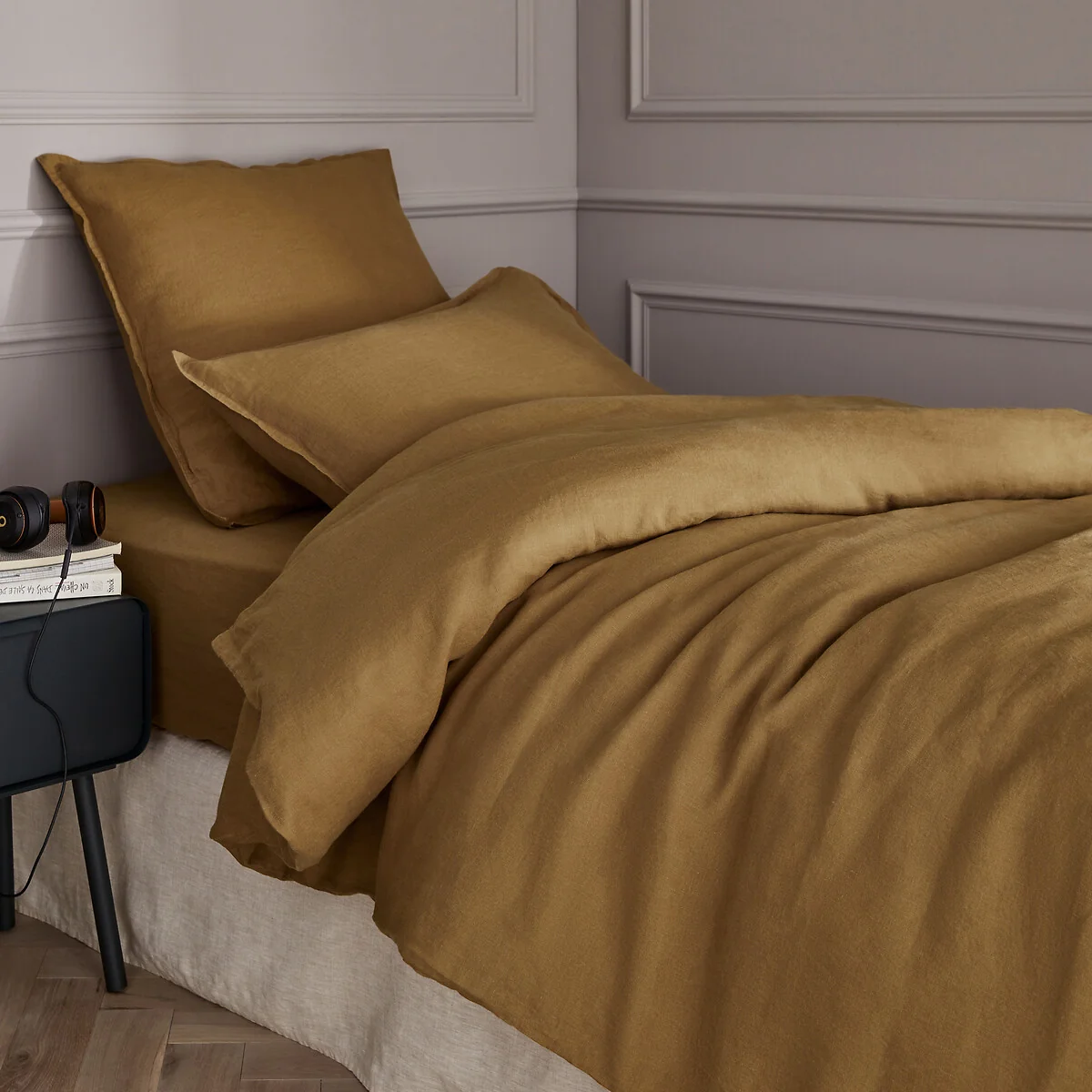 Elina 100% Washed Linen Duvet Cover – image 2