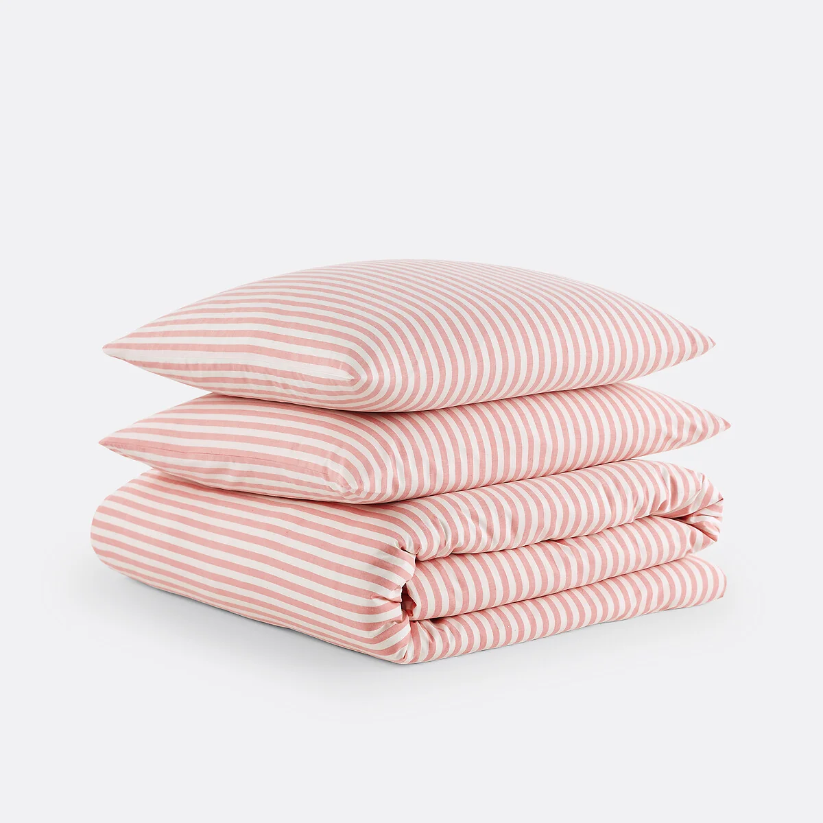 Soizic Coral Cotton Duvet Cover – image 7