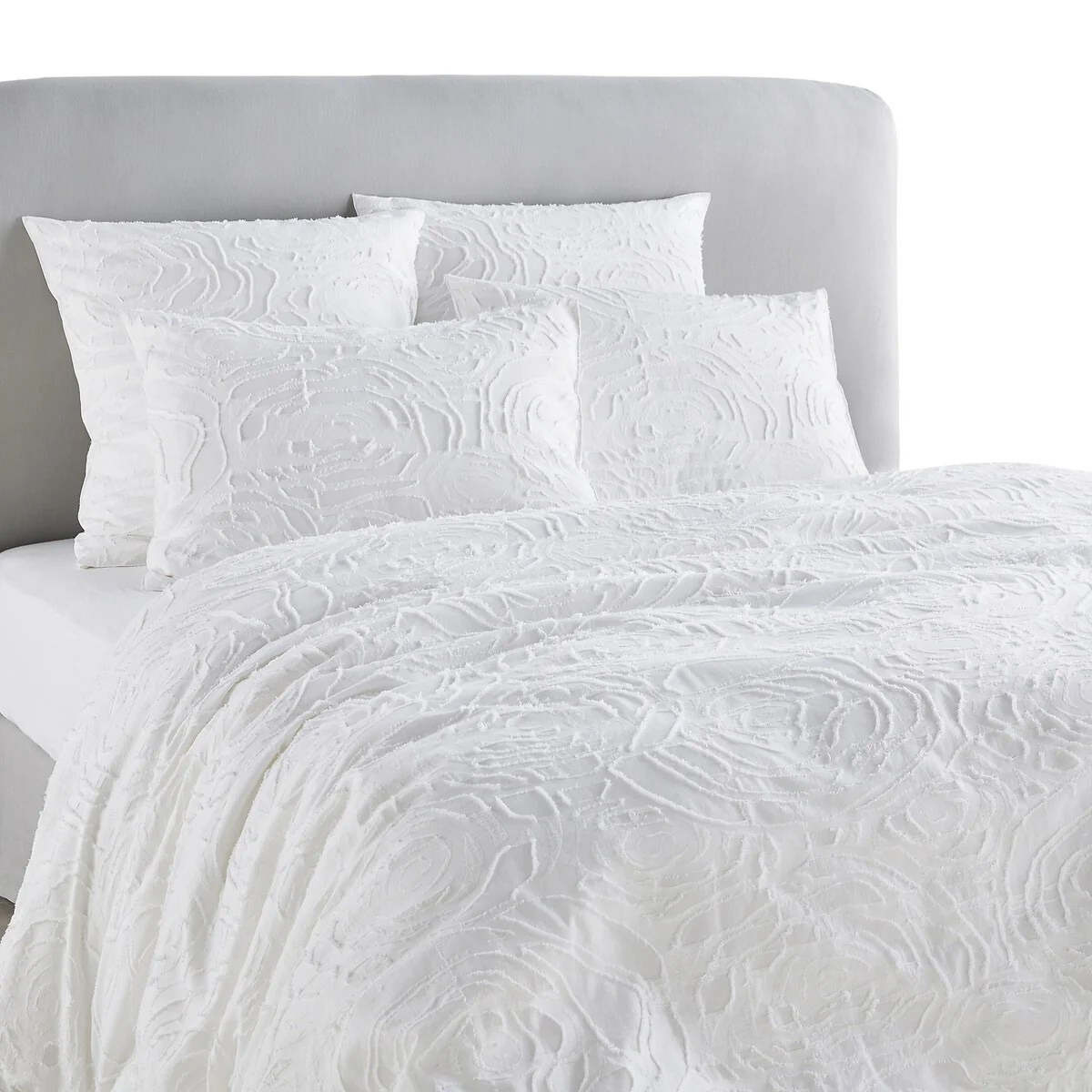 Sardaigna Textured 100% Organic Cotton 200 Thread Count Duvet Cover