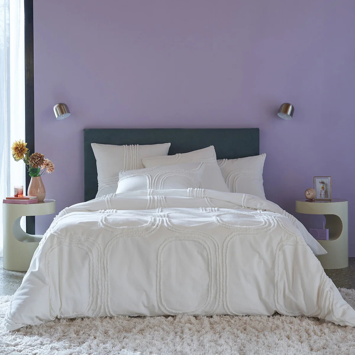 Massino Tufted 100% Cotton Duvet Cover – image 1