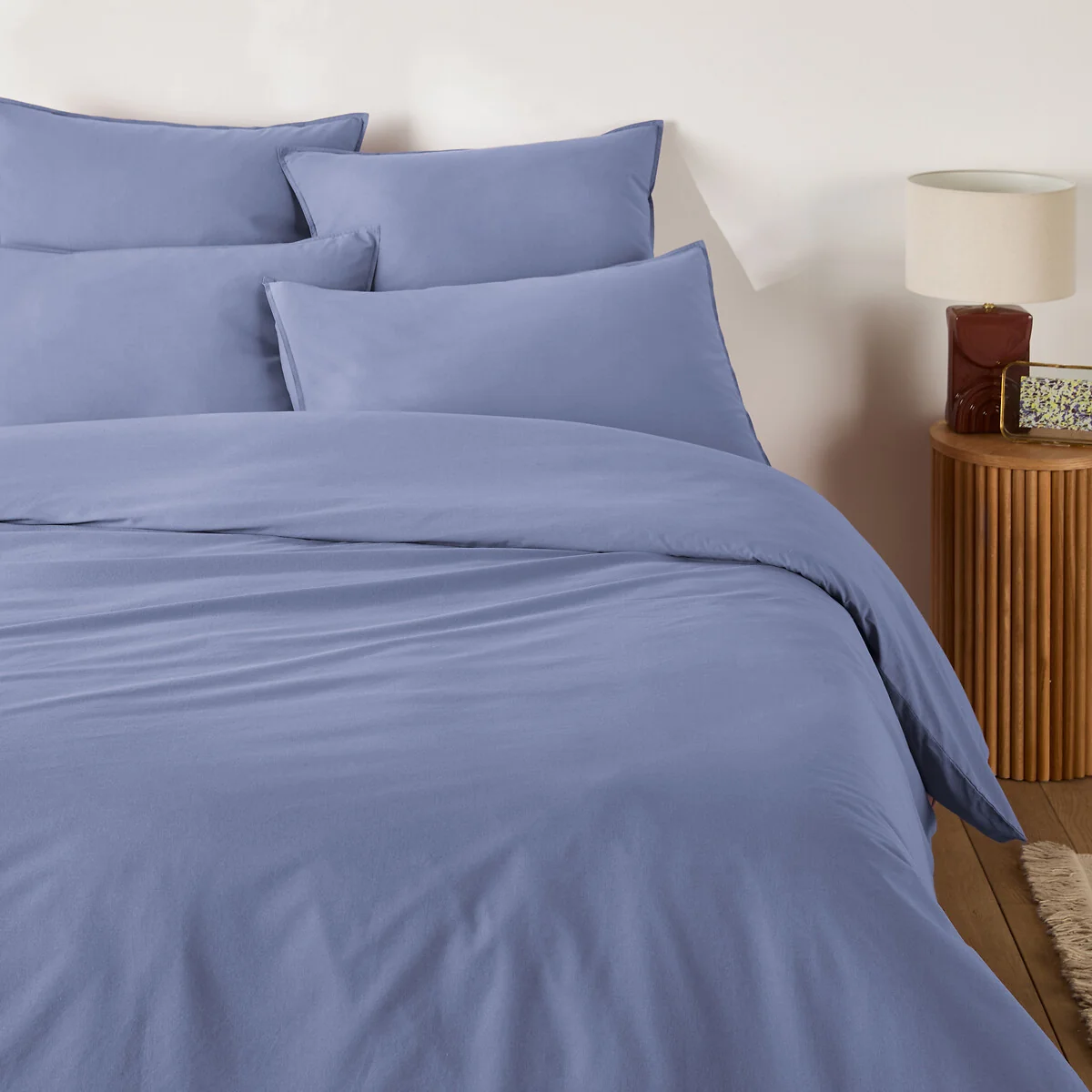Scenario Plain 100% Washed Cotton Duvet Cover – image 4