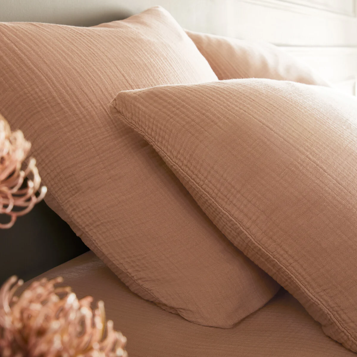 Yafa 100% Organic Cotton Muslin 200 Thread Count Duvet Cover – image 4