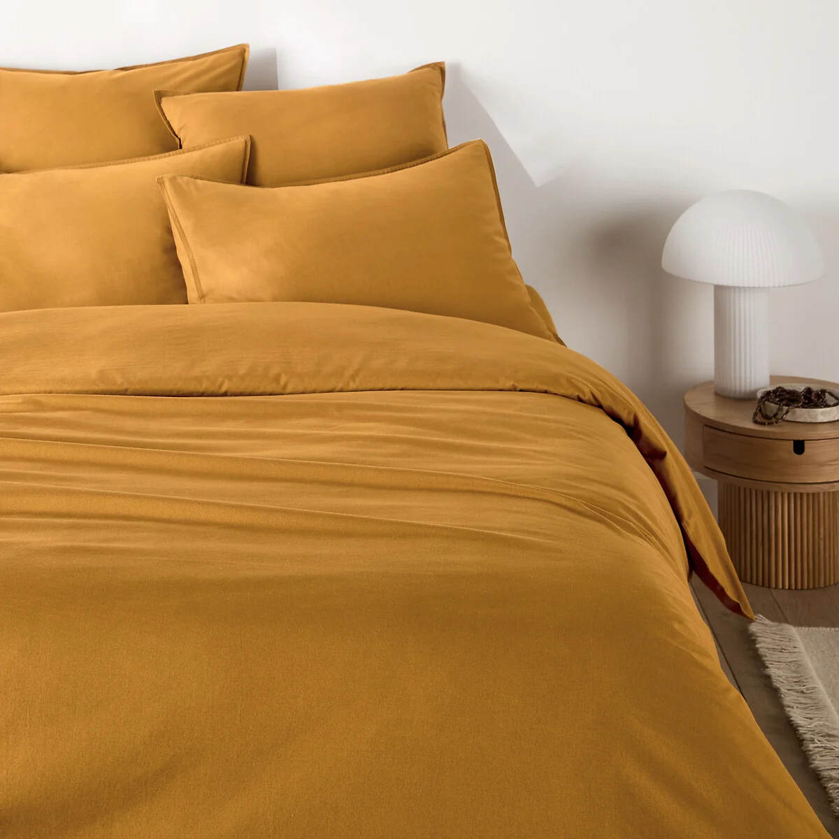 Scenario Plain 100% Washed Cotton Duvet Cover – image 3