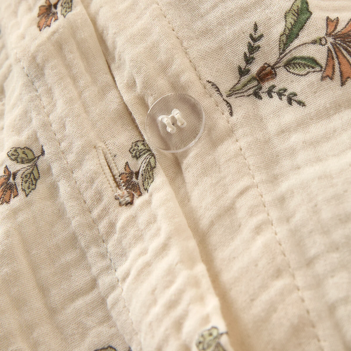 Emeline Floral 100% Cotton Muslin Duvet Cover – image 8