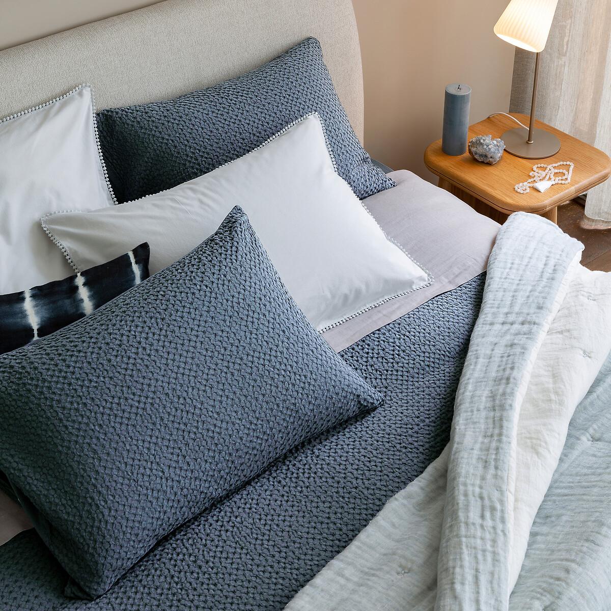 Felycia Textured 100% Organic Cotton Percale Duvet Cover – image 5
