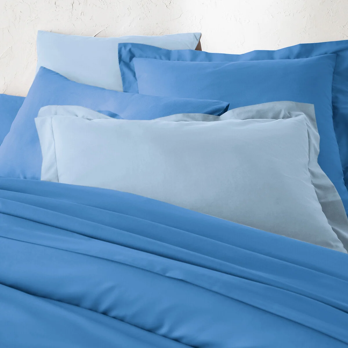 Scénario Plain 100% Cotton Zipped Duvet Cover – image 2