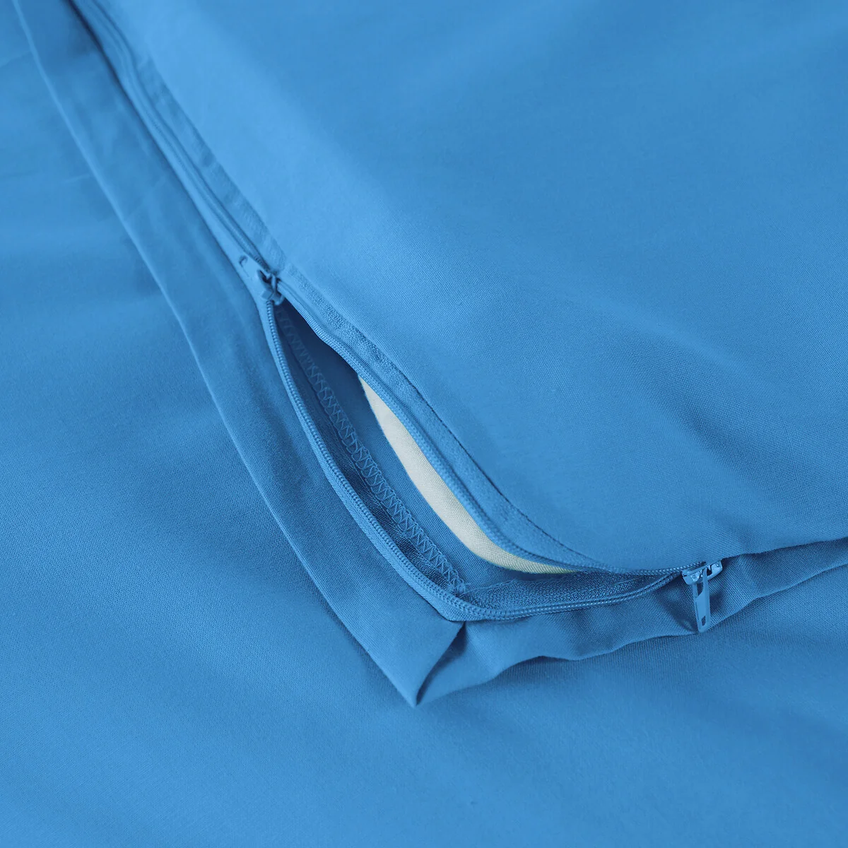 Scénario Plain 100% Cotton Zipped Duvet Cover – image 5
