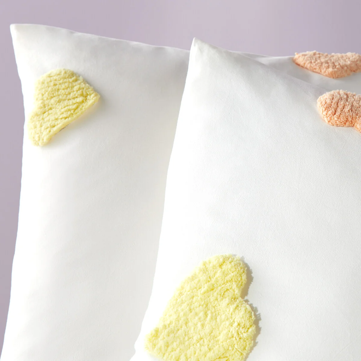 Jodie Tufted Heart 100% Cotton Duvet Cover – image 4