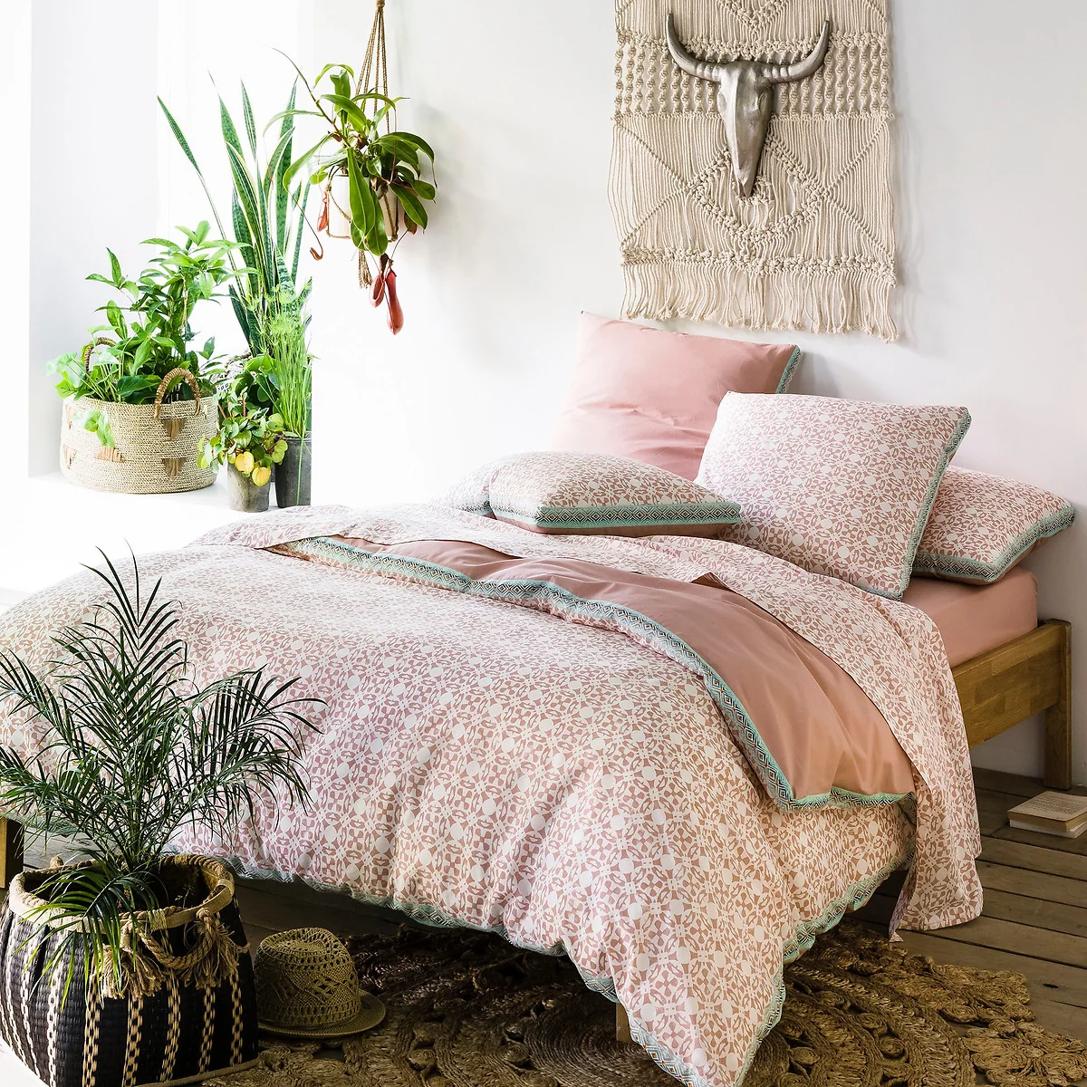 Yucatan Printed 100% Cotton Duvet Cover – image 1