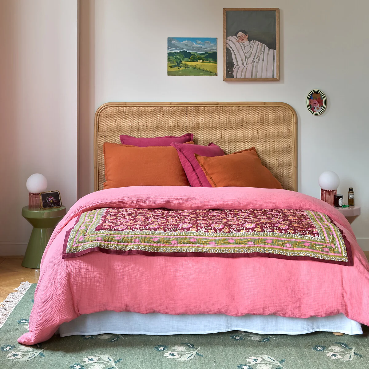 Kumla Plain Cotton Muslin Duvet Cover – image 2