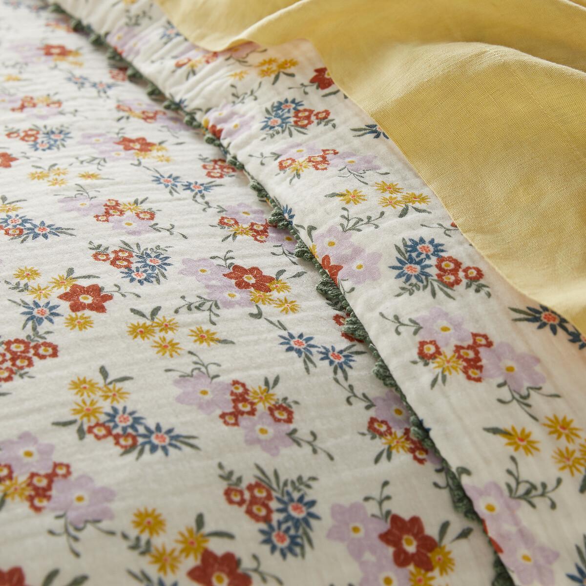 Missia Floral 100% Cotton Muslin Duvet Cover – image 3