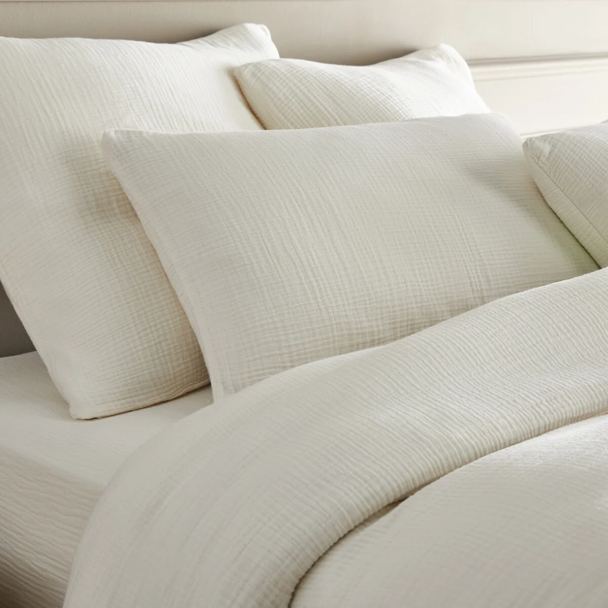 Yafa 100% Organic Cotton Muslin 200 Thread Count Duvet Cover – image 4