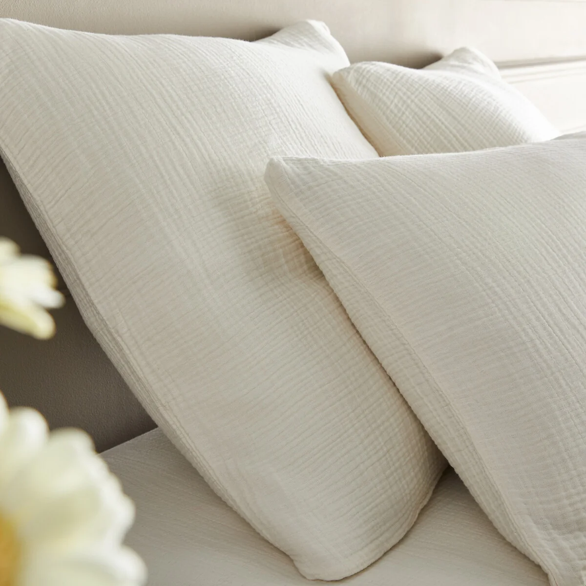 Yafa 100% Organic Cotton Muslin 200 Thread Count Duvet Cover – image 5